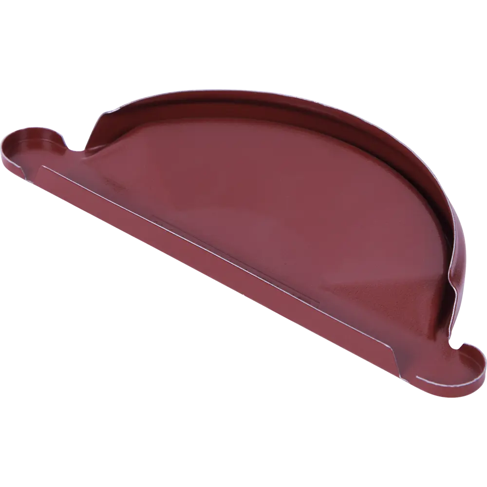 10009033 Заглушка желоба левая/правая цвет красный STLM-1018839 ИНТЕРПРОФИЛЬ  - Вид №2