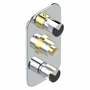 G2I-5540BE Внешняя часть с ручками регулировки для арт. G00-A00-5540AE Thg-paris Le 9 Nero Marquina Хром/золото