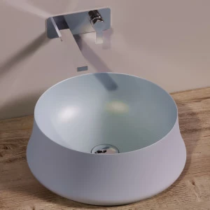 SH02TELAMATT Накладная раковина на столешницу  круглая Simas Sharp