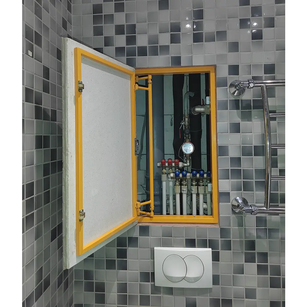 Люк ревизионный скрытый нажимной ЛсИС РРЗ металл 40x60 см STLM-2048628 - Вид №5