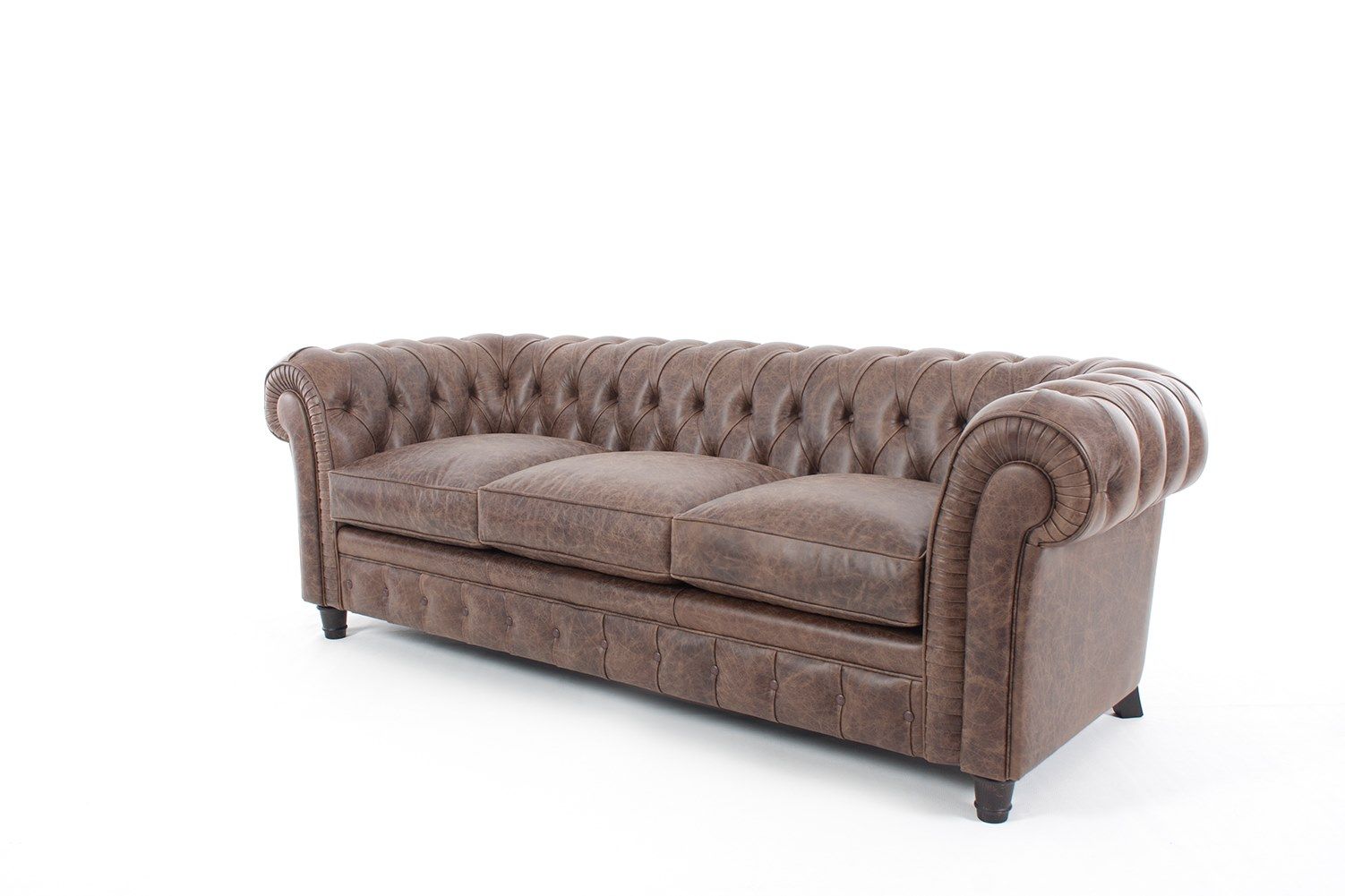 2-местный кожаный капитонный диван CREARTE COLLECTIONS Chesterfield Classic Origins ARCH-00042266 - Вид №27