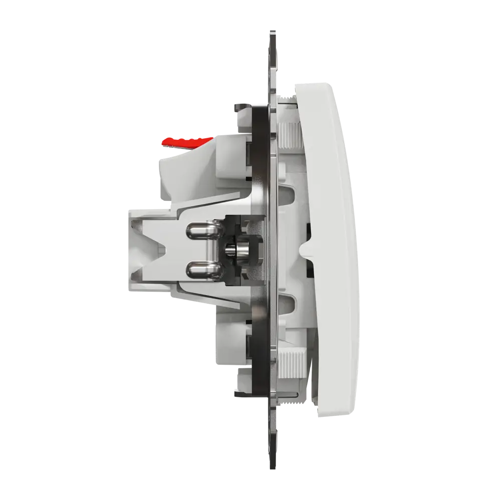 Выключатель встраиваемый Systeme Electric Sedna Design 1 клавиша, цвет белый 84830224 STLM-2196152 Sedna Design Elements - Вид №3