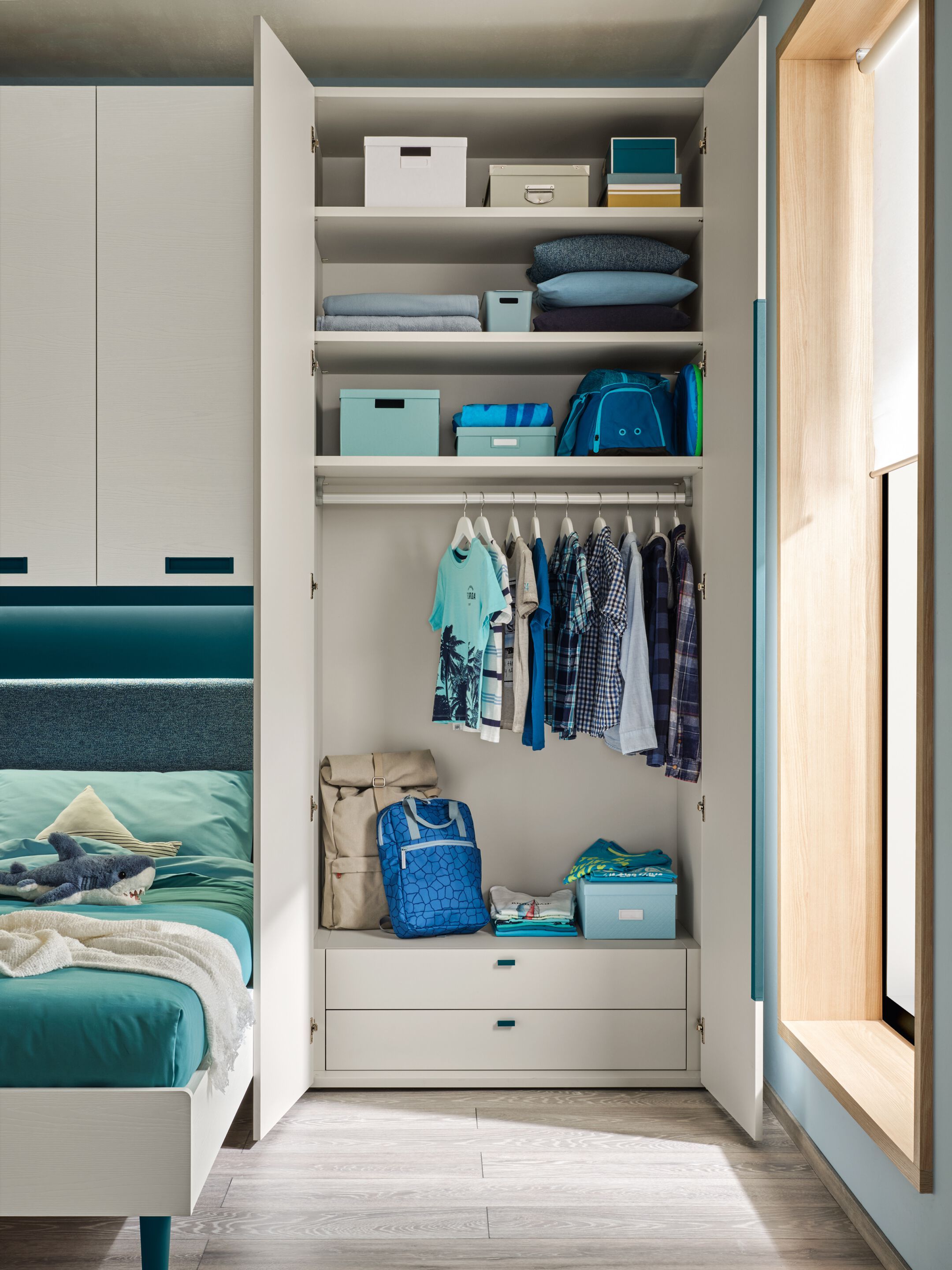 Спальня с двумя кроватями Moretti Compact KC425 ARCH-00110339 - Вид №2