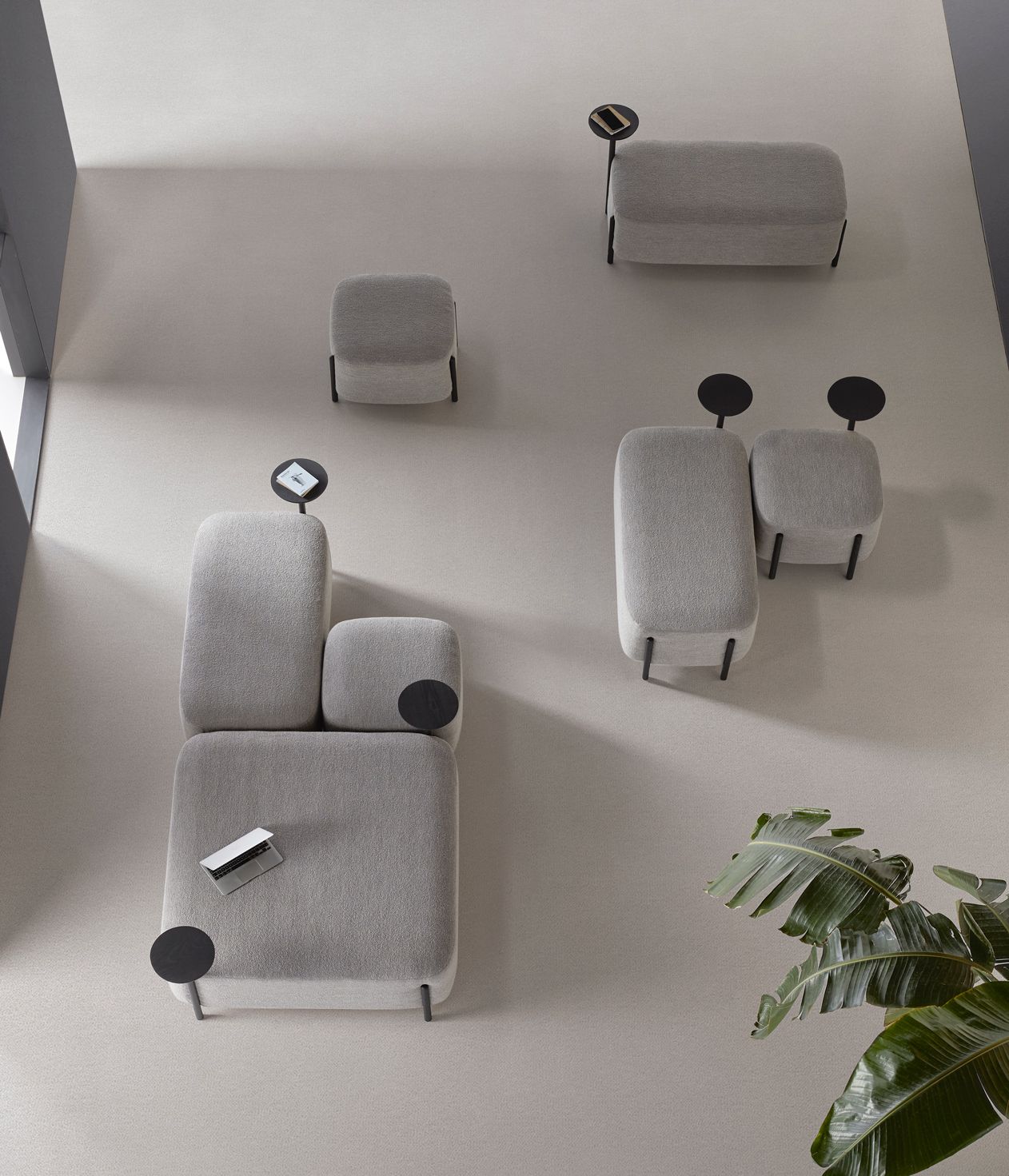 Квадратный пуф из ткани Blasco&Vila RC Wood ARCH-00112563 - Вид №7