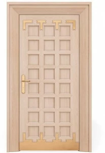 DWFI Распашная дверь из фанерованной древесины  00002577