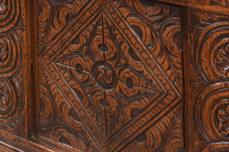 SOR27540 Дубовый резной сундук ijlbrown  - Вид №3