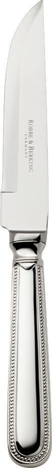 10557400 Robbe&Berking Набор ножей для бифштекса Robbe&Berking "Франц Перл" 23см (серебро 925), 6шт Серебро 925 