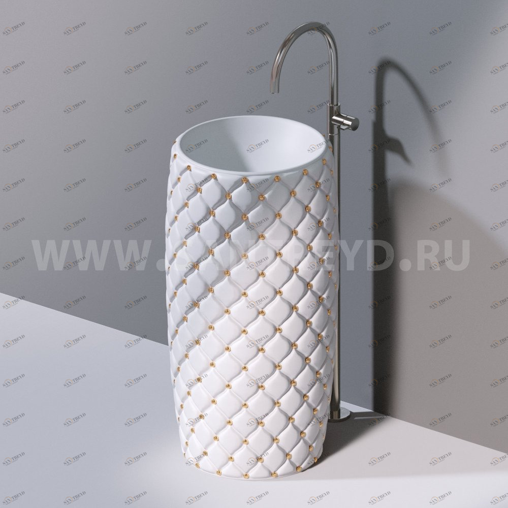 L107T0R0VT.101G Напольная раковина стоящая круглая A. e T. Italia CLASS AeT ITALIA GLASS