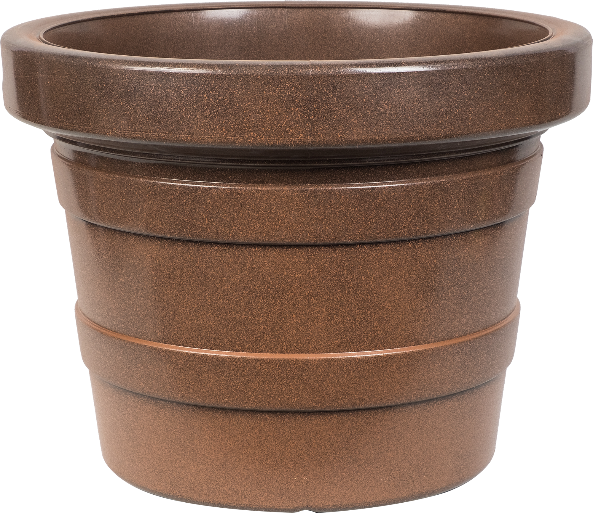 Кашпо La tourelle от ТЕК.А.ТЕК - цилиндрическое коричневое 50 л 82219012 STLM-0022177
