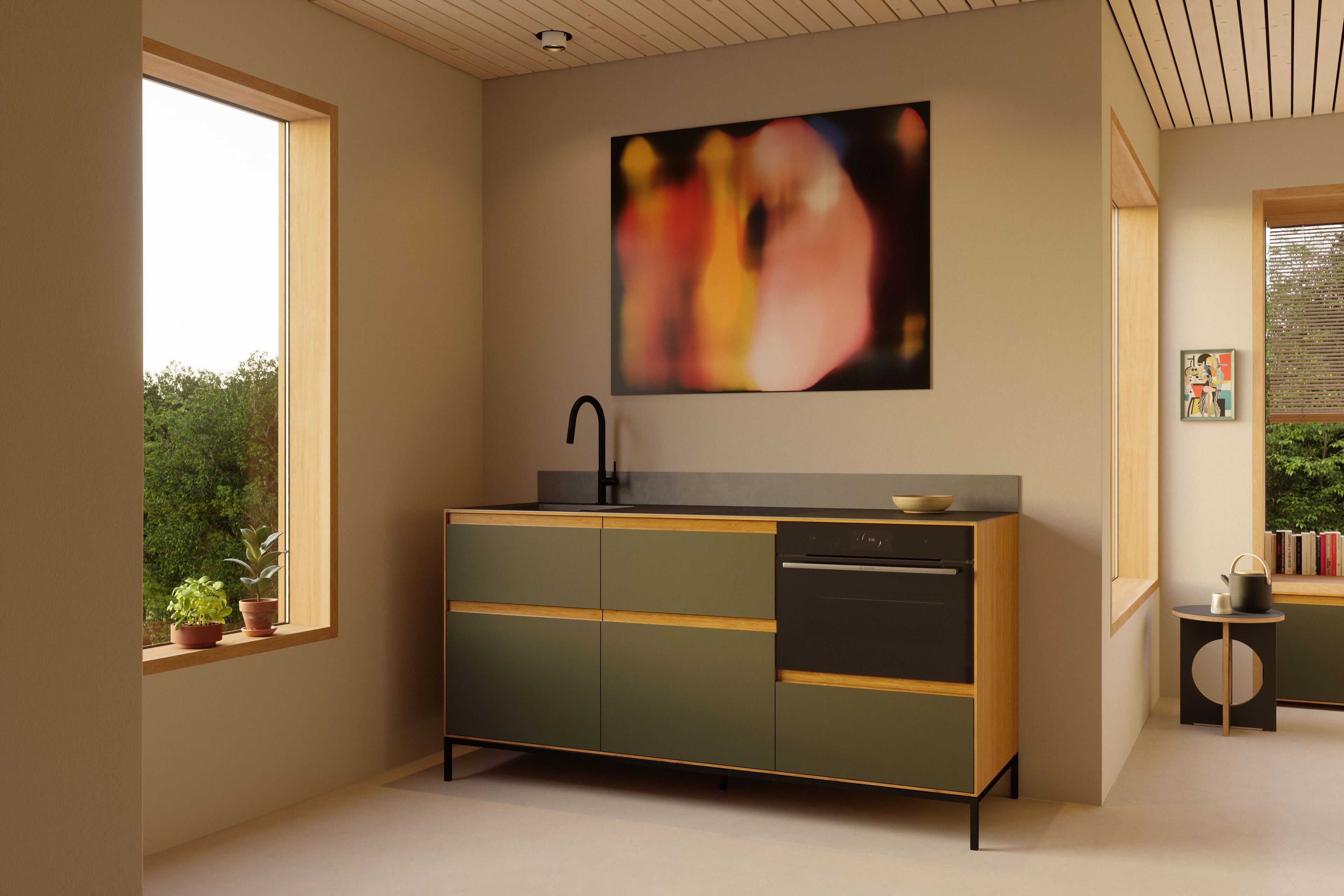 Встроенная кухня Neuvermoebelt TINY KITCHEN "OFFICE" ARCH-00006934 - Вид №1