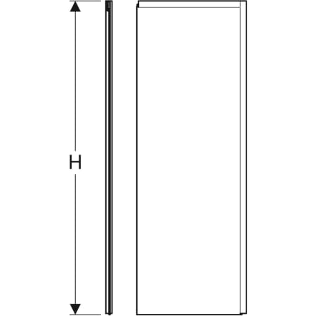 558.314.00.1 Задний элемент Porsgrund Showerama 10-5 Geberit  - Вид №3