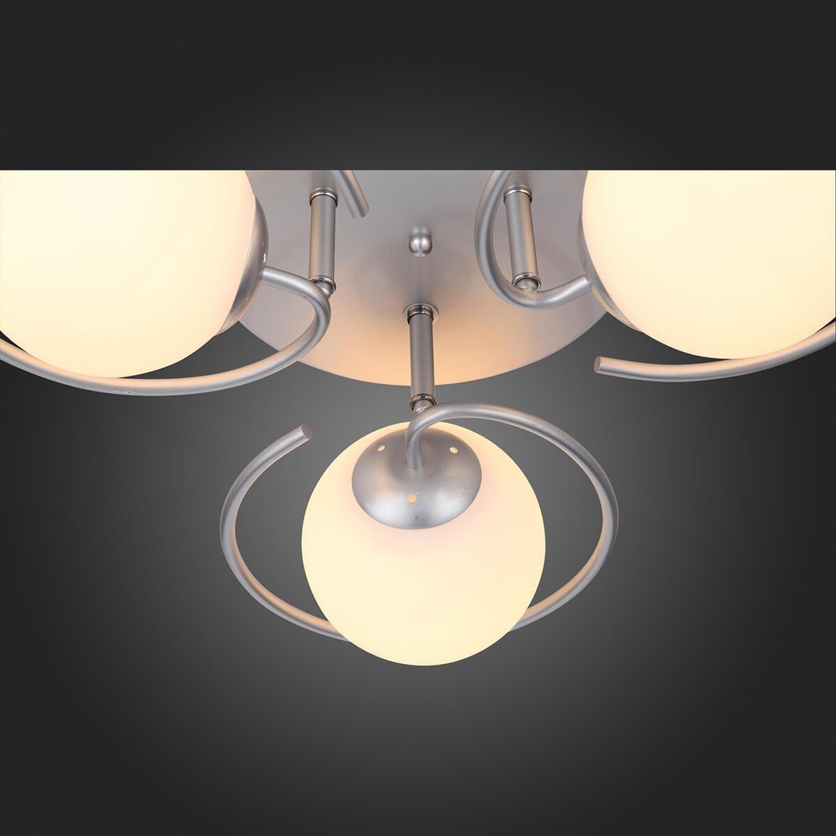 Люстра белая потолочная ST Luce Galio SL418.102.03 ST LUCE GALIO 00-3833811 Белый;серебро  - Вид №2