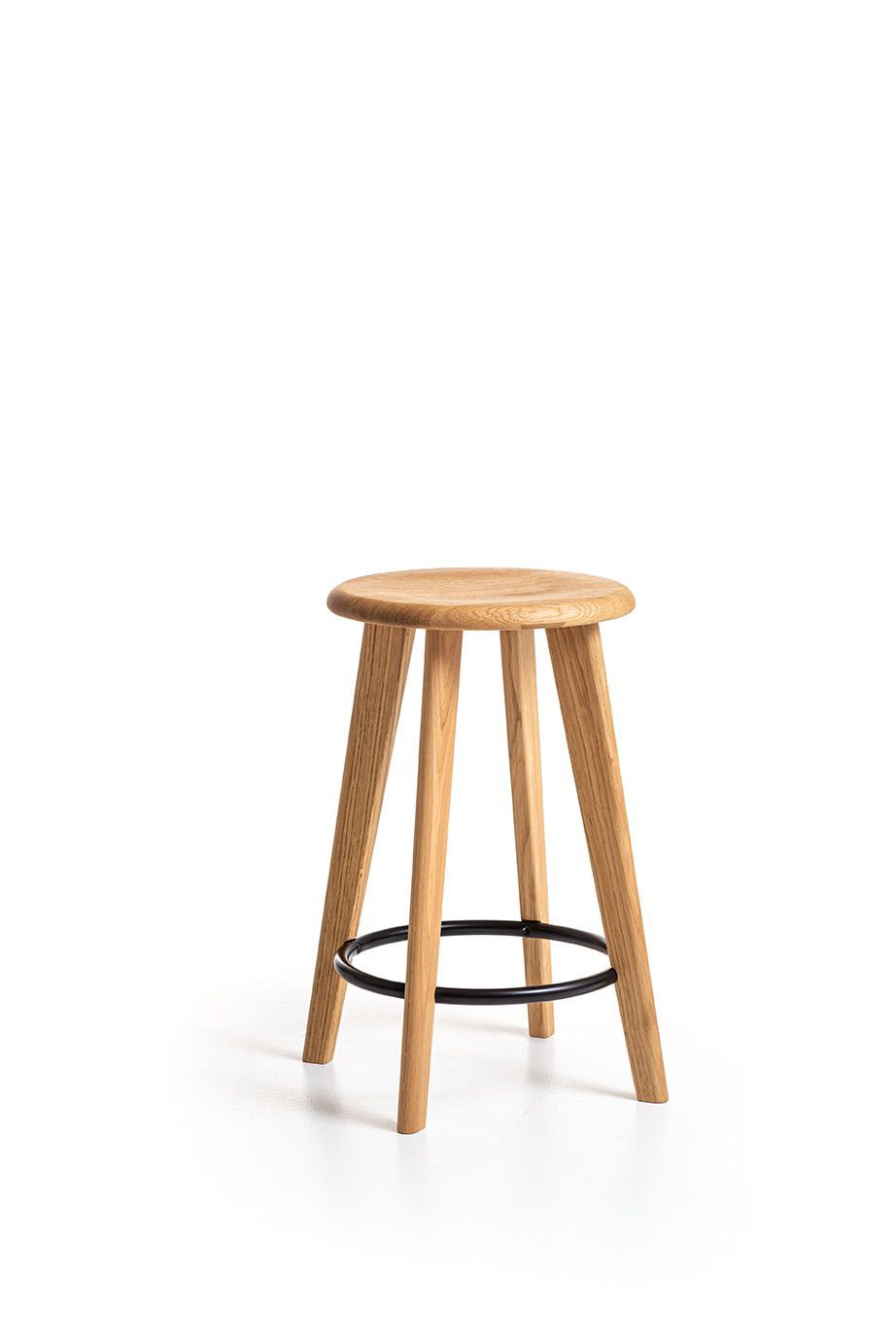 Высокий стул из массива дерева с подставкой для ног SIPA Jolly ARCH-00051635 - Вид №11