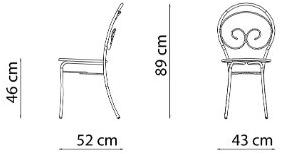 Vermobil Штабелируемый металлический садовый стул Mimmo Sp102 - Вид №8