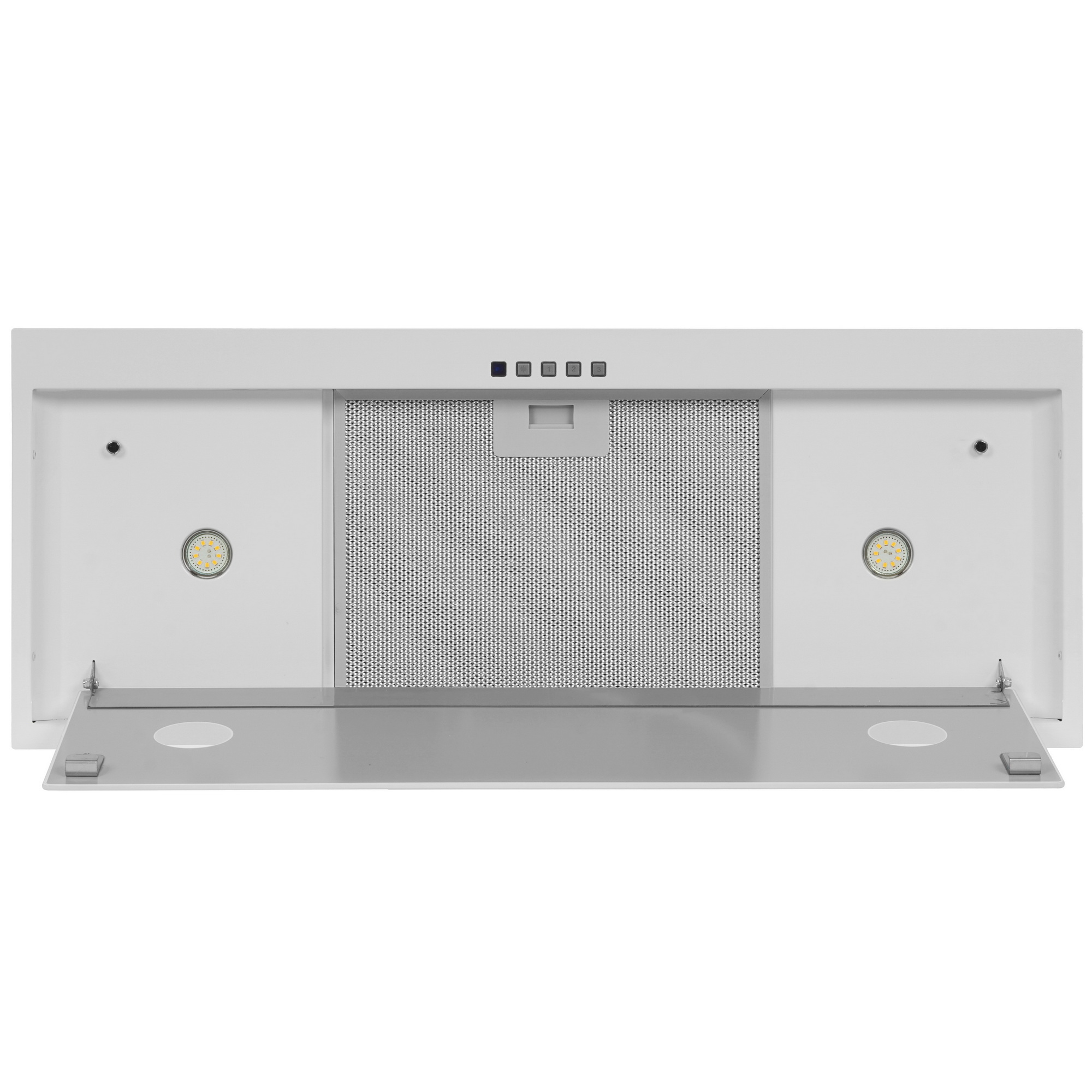 5354592 Вытяжка полновстраиваемая Akpo WK-6 Neva glass серебристый/белый STDN-0014906 - Вид №7