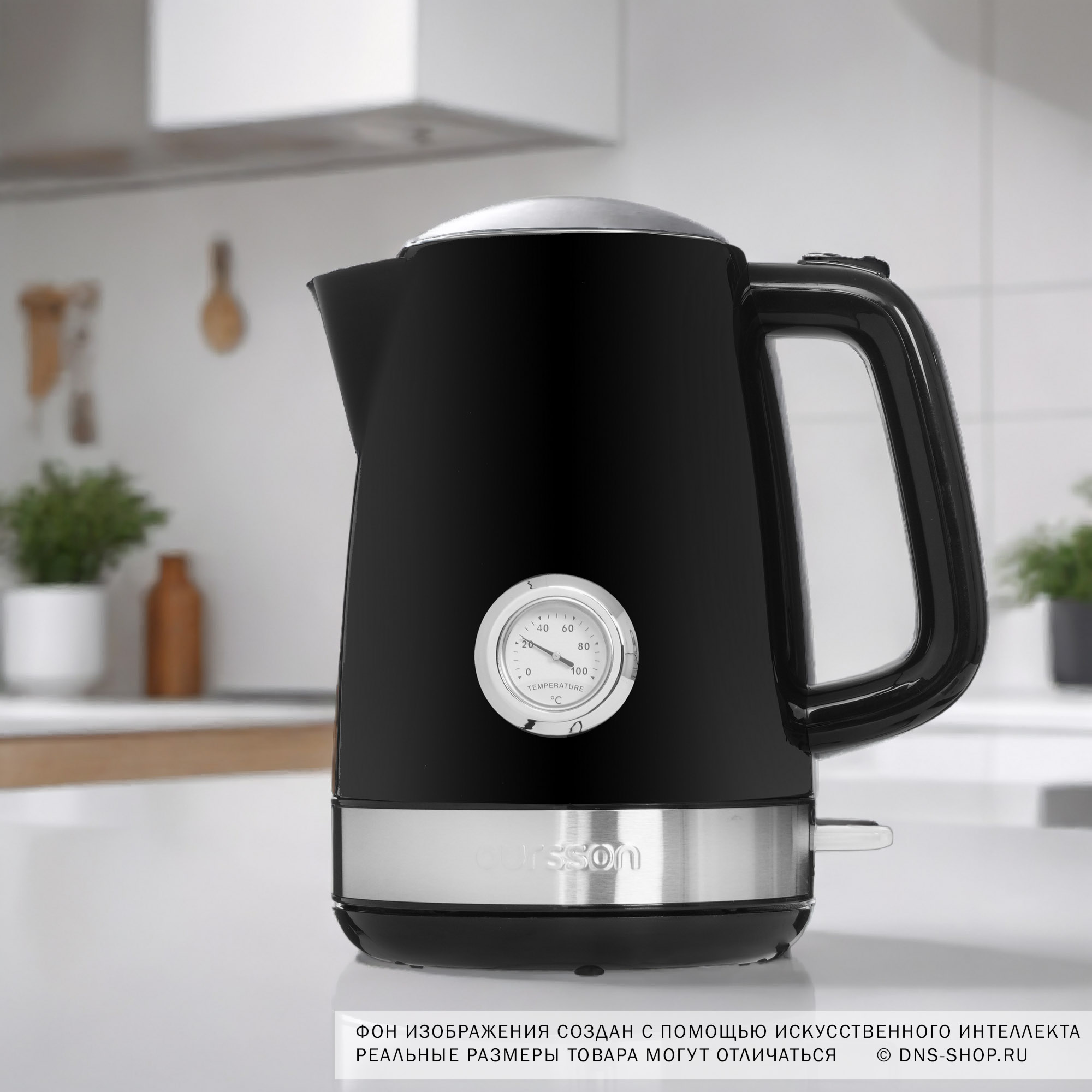 5352113 Электрочайник Oursson EK1716P/BL черный STDN-0024953 - Вид №7