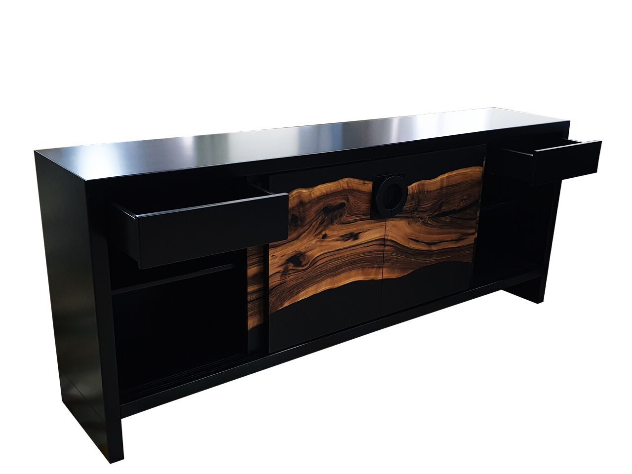 Шкаф из орехового дерева и смолы с раздвижными дверями Legnor LEG2408754 ARCH-00152838 - Вид №6