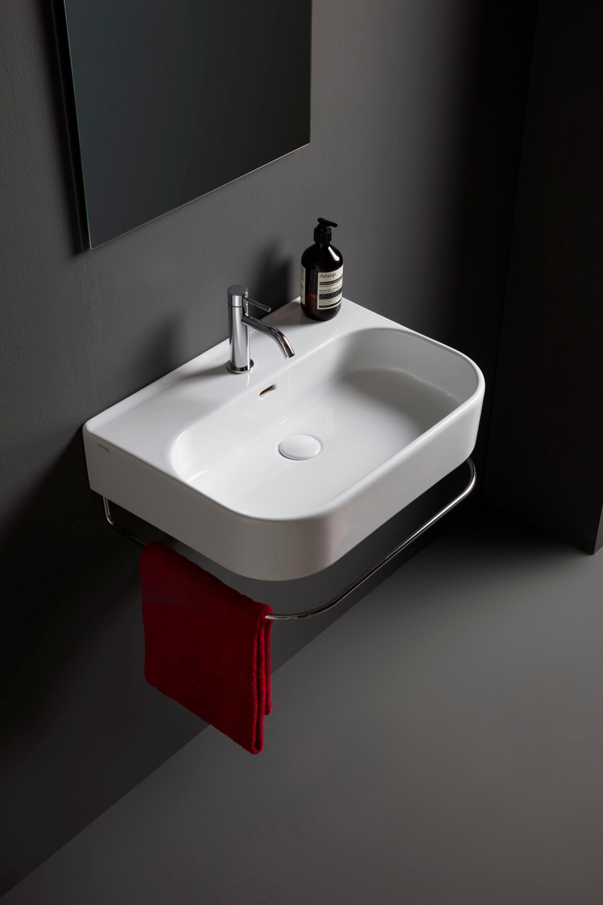 Керамическая овальная подвесная раковина Olympia Ceramica Synthesis Eco ARCH-00021465 - Вид №1