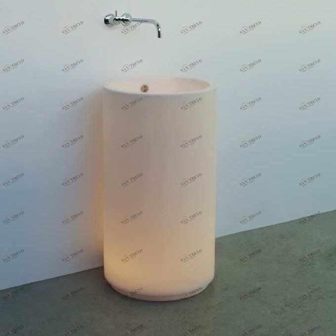 45705 Накладная раковина на столешницу  круглая Rapsel 