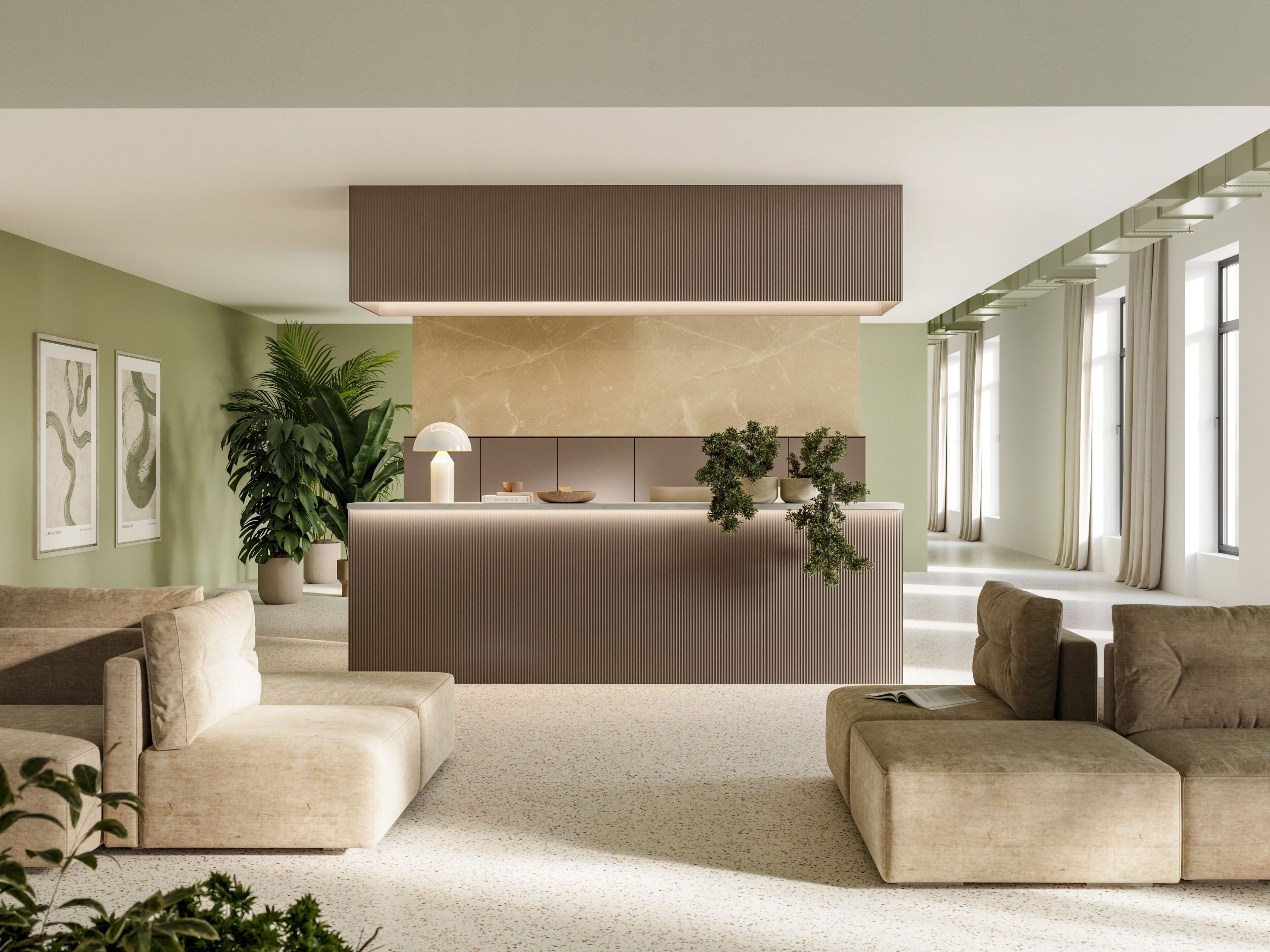 Стойка регистрации с освещением Giessegi OfficeTime ARCH-00076193 - Вид №3