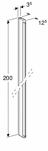 500.975.00.5 Lister, IDO Showerama стабилизирующая штанга 1200мм  - Вид №9
