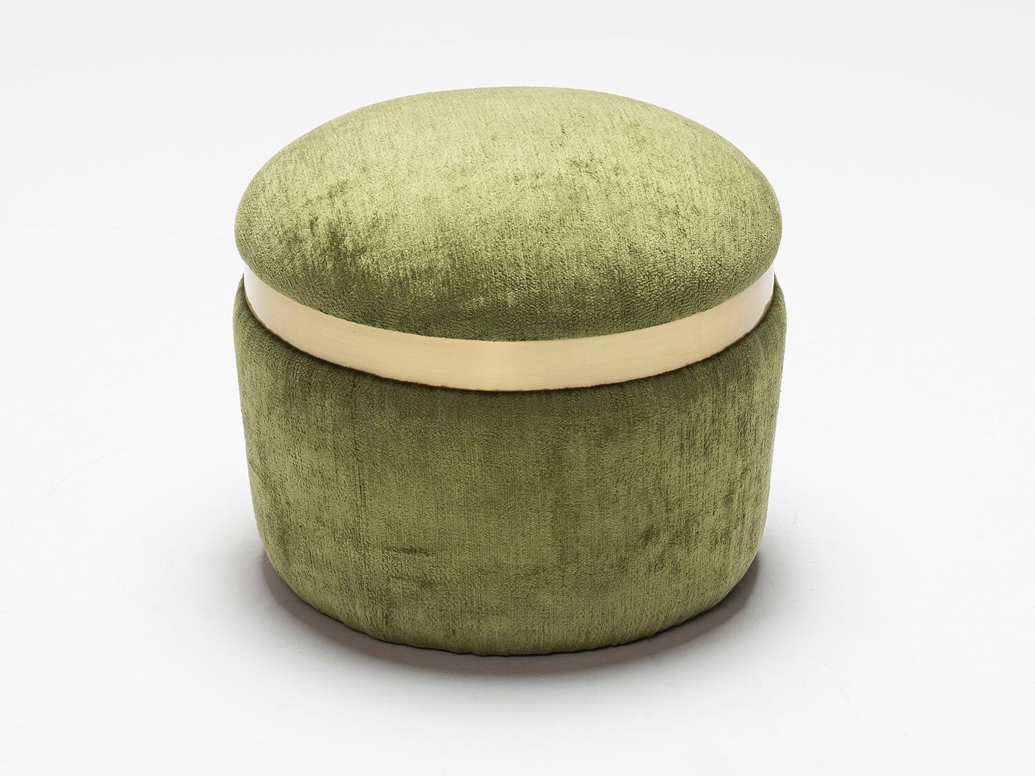 Круглый пуф из ткани Papell Design Arvil ARCH-00019614 - Вид №1