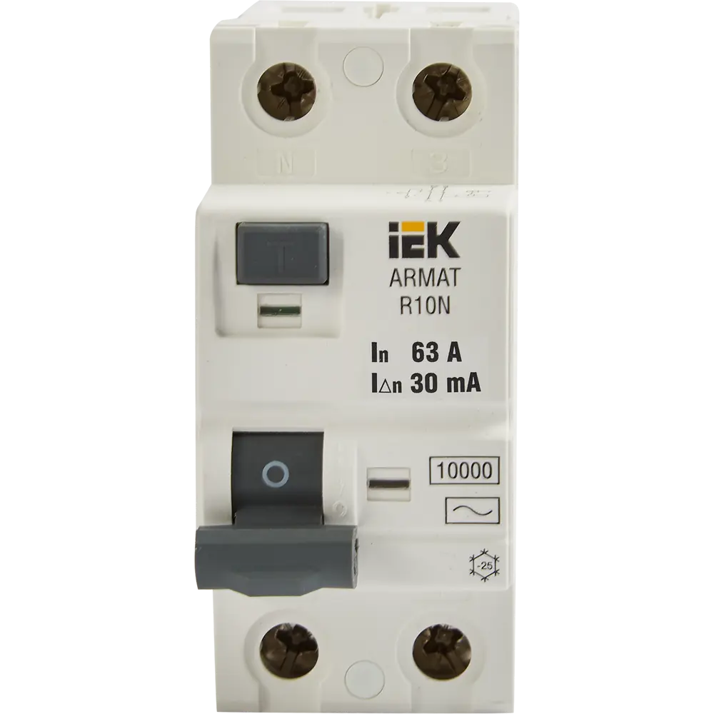 Дифференциальный автомат IEK R10N 63А с защитой от утечек тока 87762181 STLM-1105300 - Вид №1