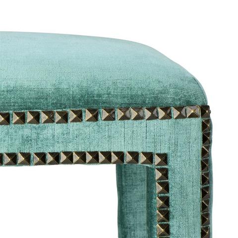 Оттоманка Ponti от Eichholtz Голубой EICHHOLTZ EICHHOLTZ 061281 Голубой  - Вид №1