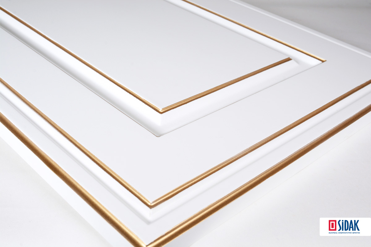 Фасады для кухни Патина Фрезеровка «Бостон» 803 Бирюзовая пастель SIDAK SIST2835-6105 - Вид №1