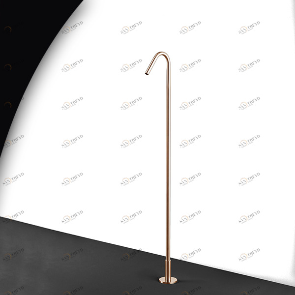 Излив напольный HIRO CHP1R розовое золото Radomonte