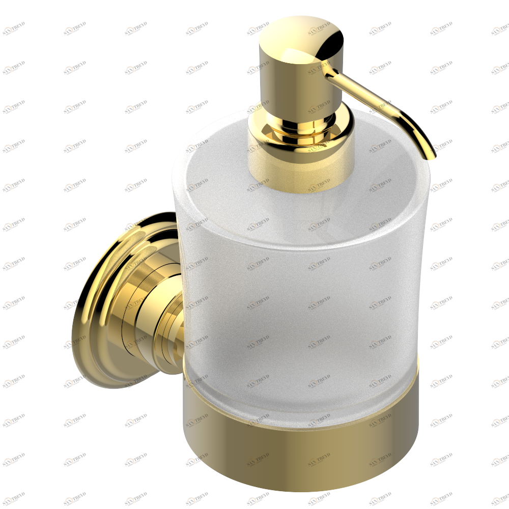 A2E-613 Дозатор для жидкого мыла настенный Thg-paris Venice Покрытие PVD золотистый цвет A2E-613 CAT.F