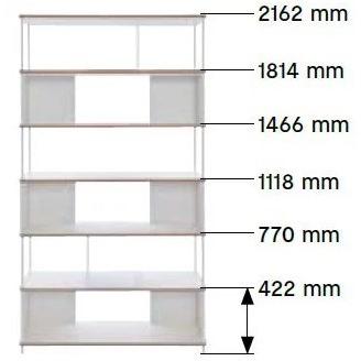 Müller Small Living Модульный открытый книжный шкаф из фанеры sun-id-1475384 - Вид №13