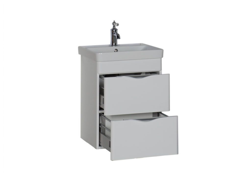 Тумба с раковиной Aquanet Орлеан 50 белый 0018308000182310 - Вид №2