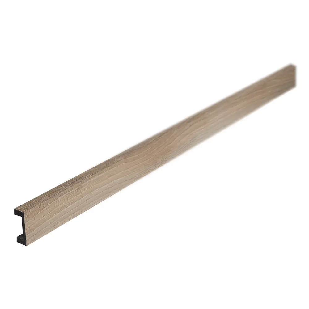 Рейка настенно-потолочная полистирол ударопрочный Decor-Dizayn 618-90 орех 15x40x3000 мм 85473631 STLM-2059166  - Вид №2