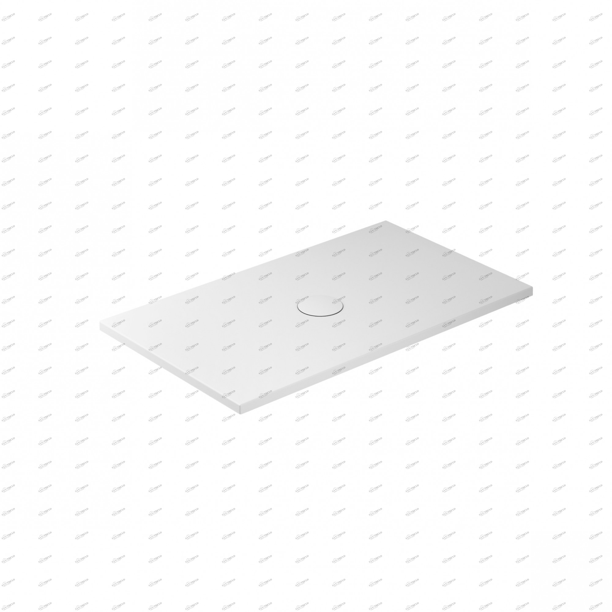 Поддон керамический 120x70 Белый  1042MT GALASSIA Shower Trays