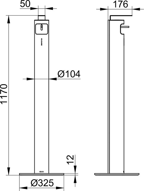 14957170400 контейнер для мыла KEUCO Plan - Вид №3