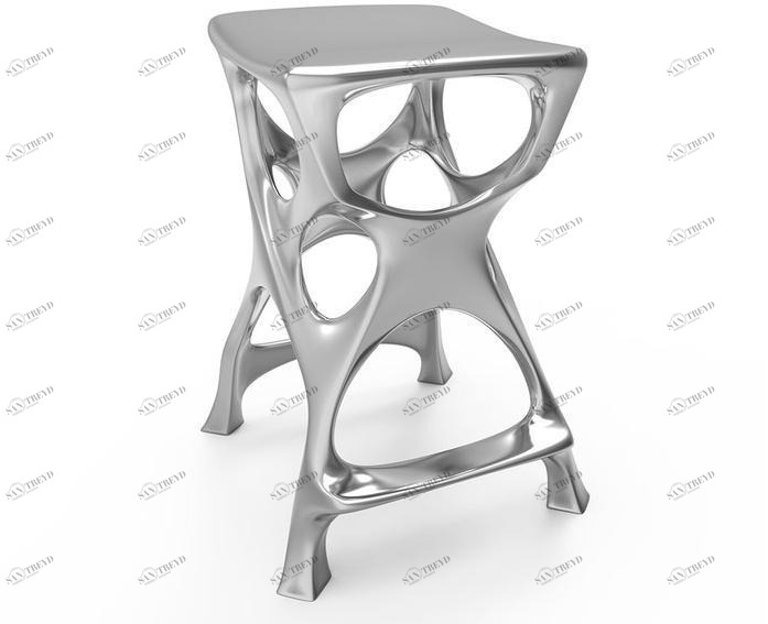 TABISSO Высокий алюминиевый табурет с подставкой для ног sun-id-1378584