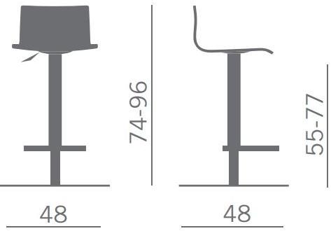 Kastel Офисный стул с регулируемой высотой и спинкой Kimbox sun-id-1509059 - Вид №1