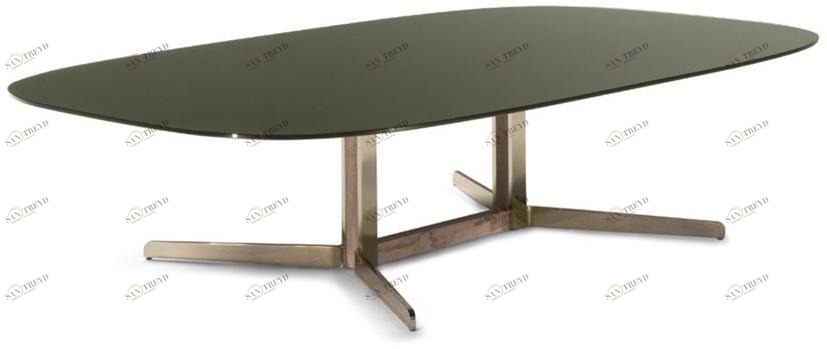 Natuzzi Низкий прямоугольный журнальный столик Campus sun-id-1448672