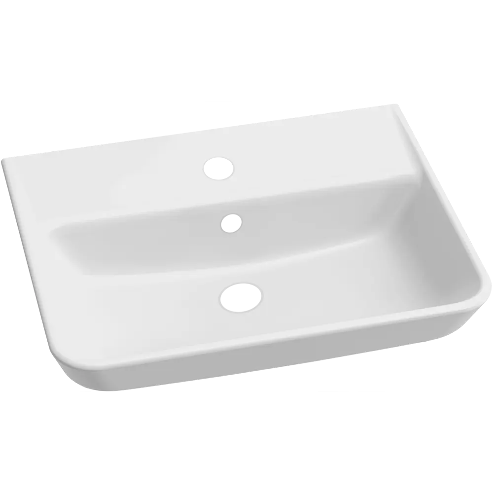 Раковина Jacob Delafon Struktura 65x48 см фарфор, цвет белый 82068913 STLM-2180500 - Вид №4