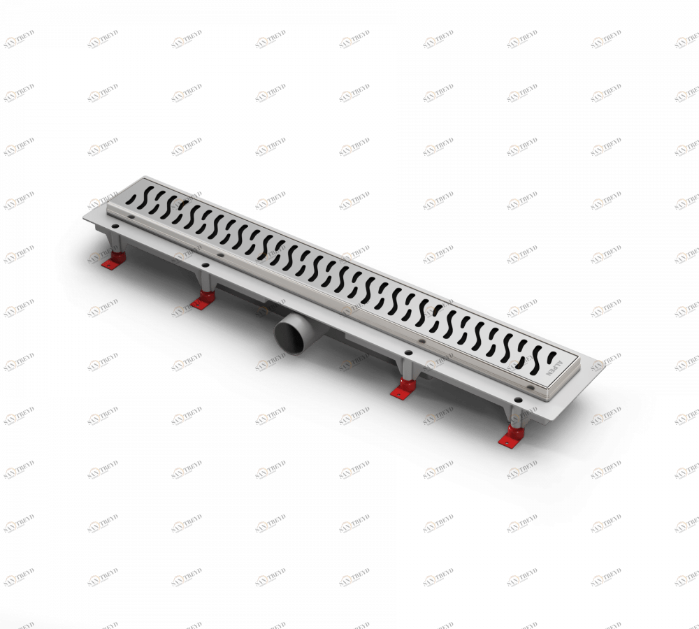 Водоотводящий желоб ALPEN Harmony ALP-750HN1 с рамкой 
