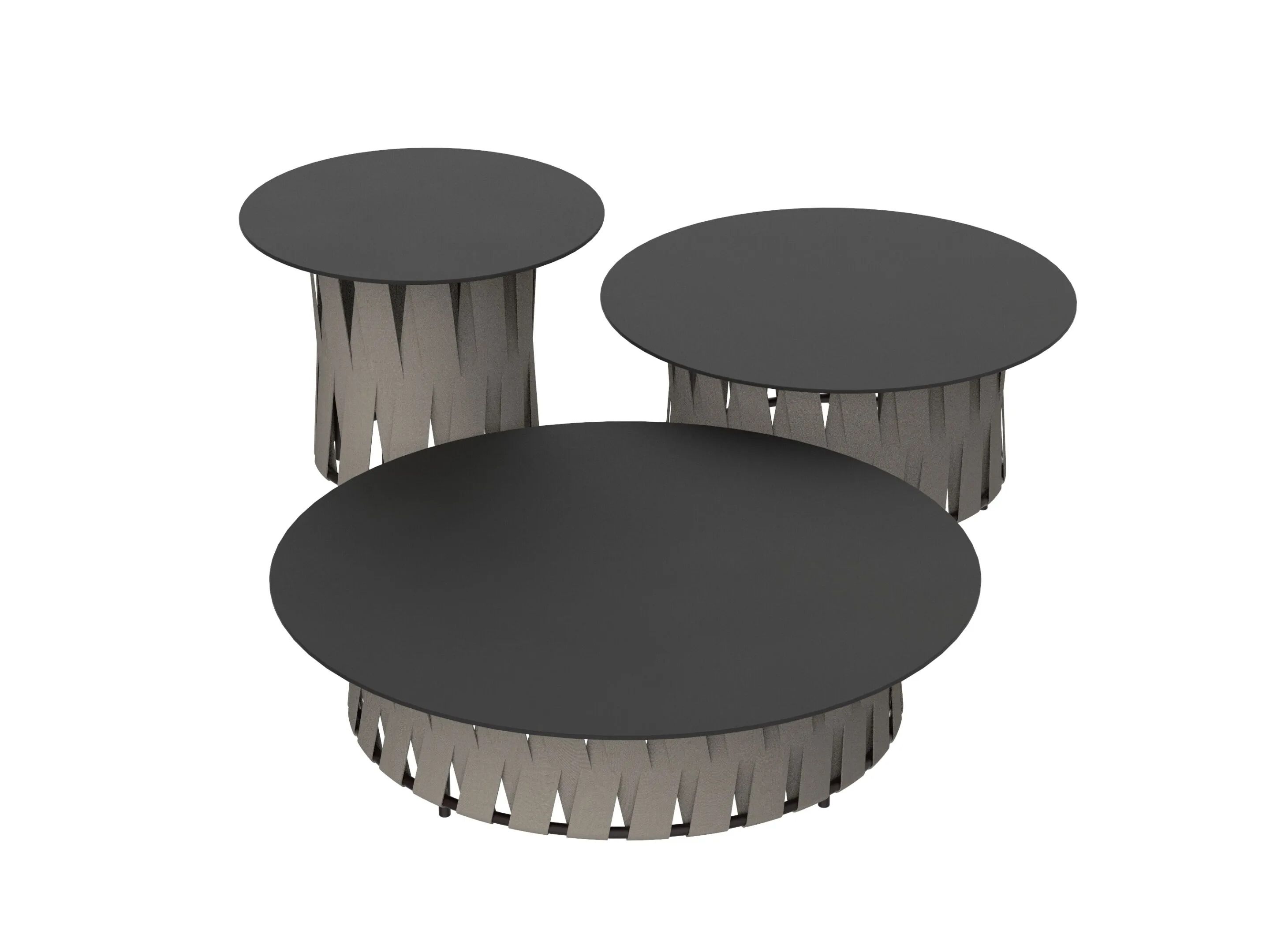 Журнальный столик с круглым верхом из Дектона Nodo Italia Circus ARCH-00100724 - Вид №3