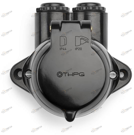 THPG Единая водонепроницаемая электрическая розетка из бакелита  100830 