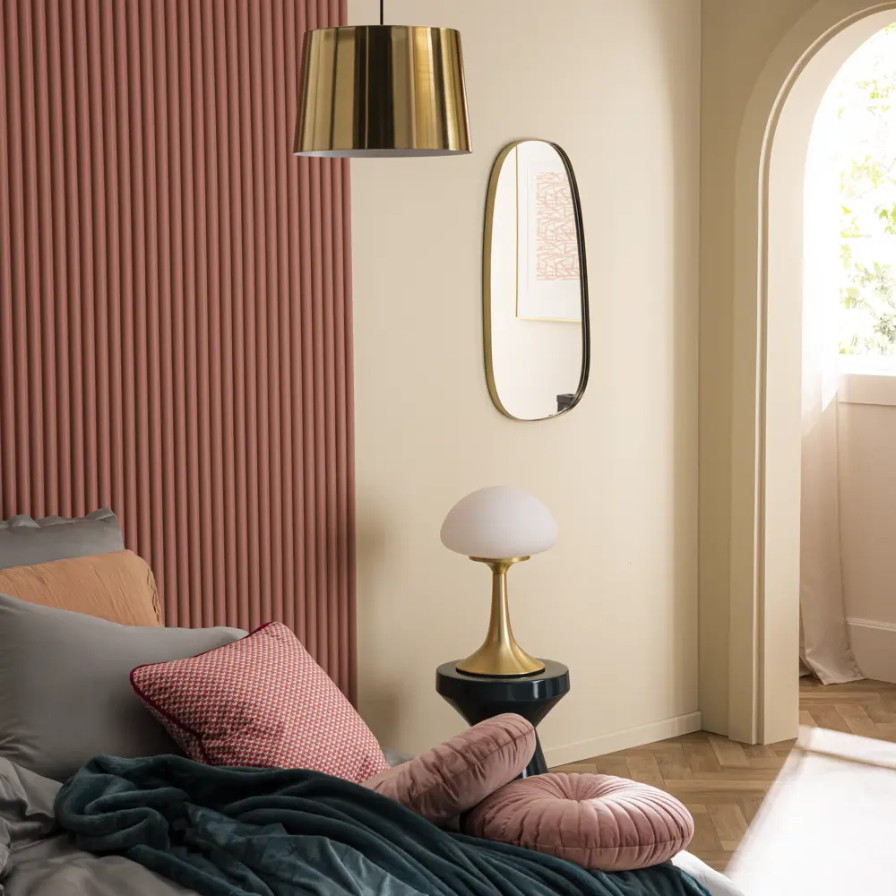 Зеркало декоративное KREAFORTA Glam Brass овальное 40x78 см металл цвет золотистый 89451069 STLM-2181402  - Вид №9