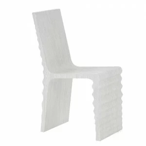 Стул деревянный белый 85х57 см Wave ODINGENIY ДИЗАЙНЕРСКИЕ 178396 Белый