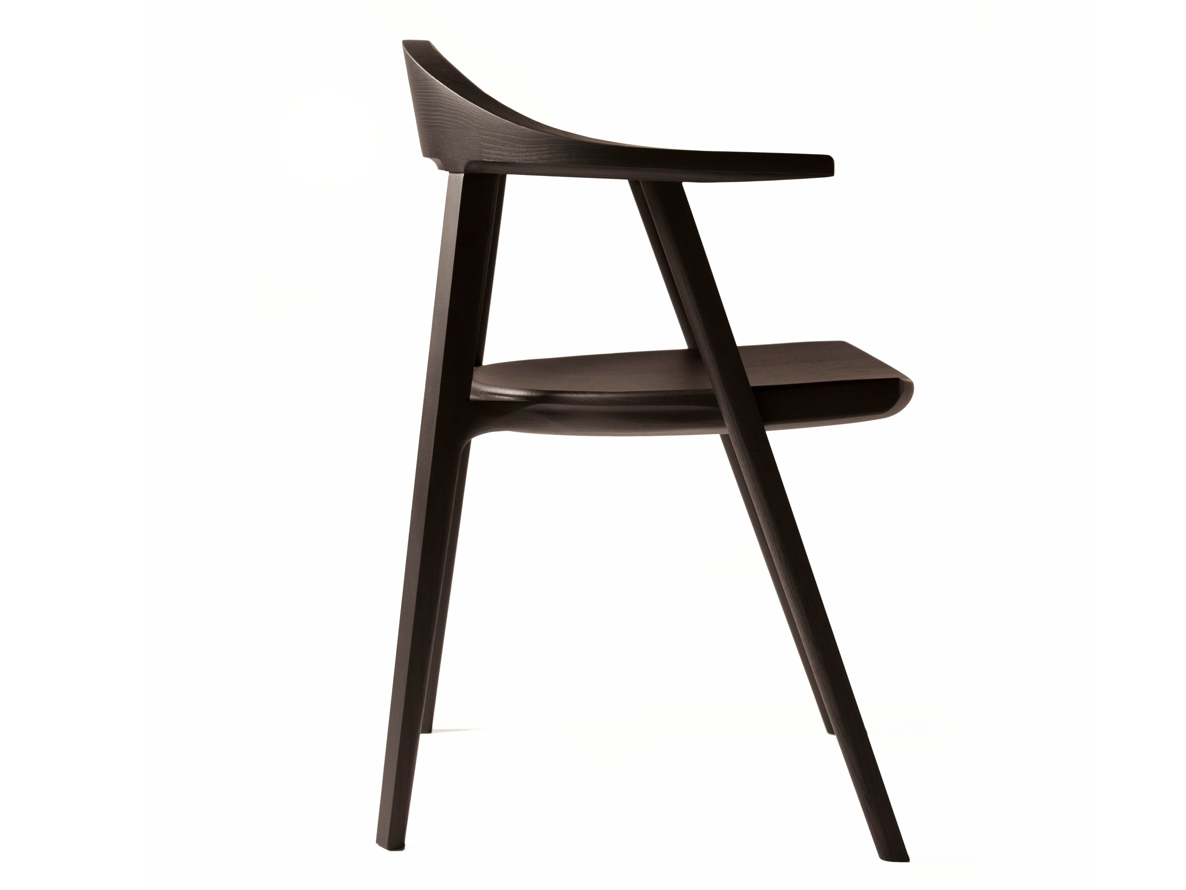 Стул из массива дерева с подлокотниками BassamFellows ARCH-00143399 - Вид №6