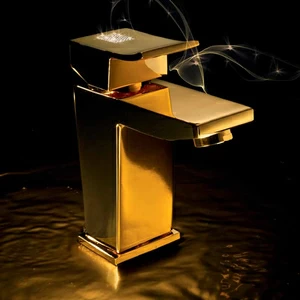 Однорычажный смеситель для раковины с клапаном клик-клак 56.004M MAIER SURF DIAMOND