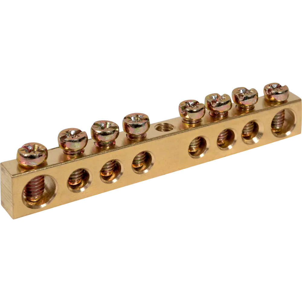 Нулевая шина IEK 64 мм для надежного соединения проводников 12728226 STLM-1102131