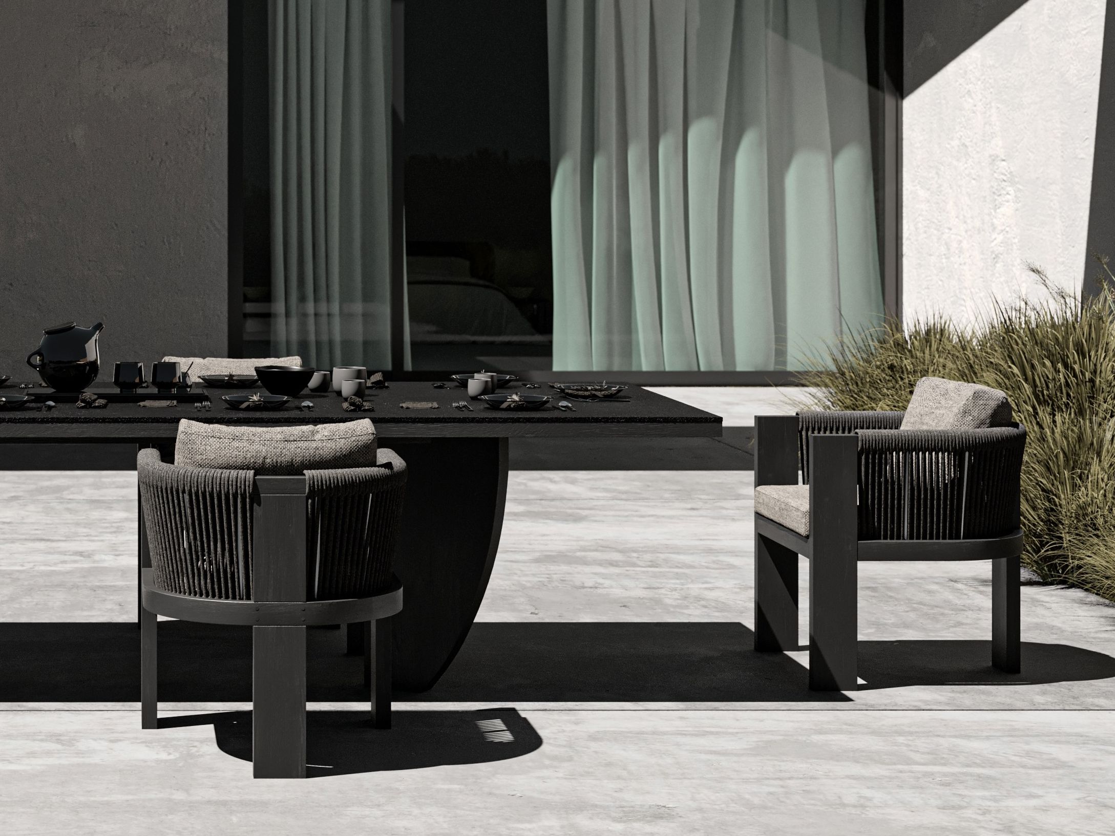 Садовый стул с подлокотниками SNOC Ralph ARCH-00044368 - Вид №9