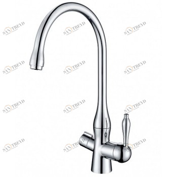 Zorg ZR 339 YF хром Смеситель для кухни Zorg 395х210 мм 